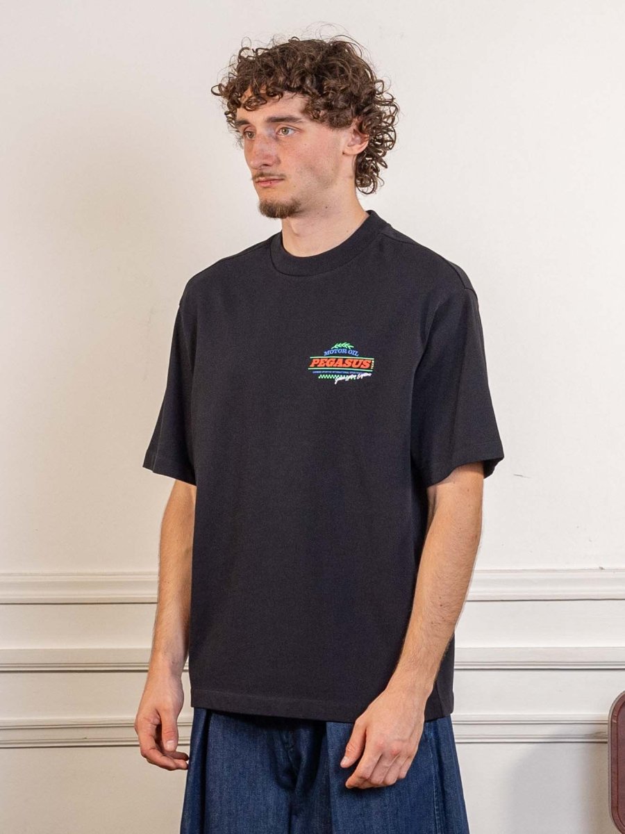 Motor Oil Black Tee