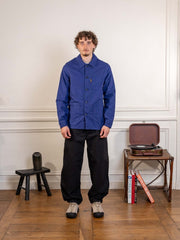 Cotton Work Jacket - Navy