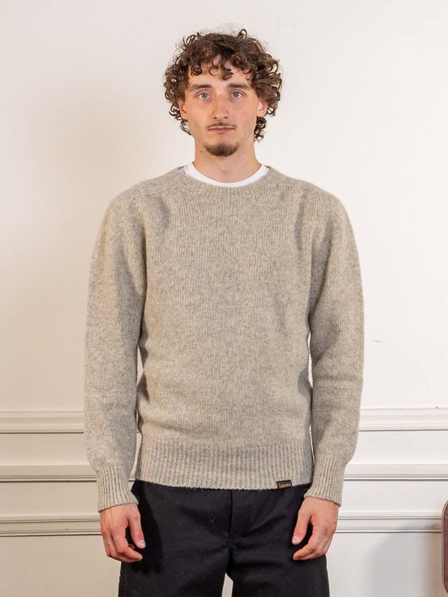 Crew Neck Sweater - Ecru