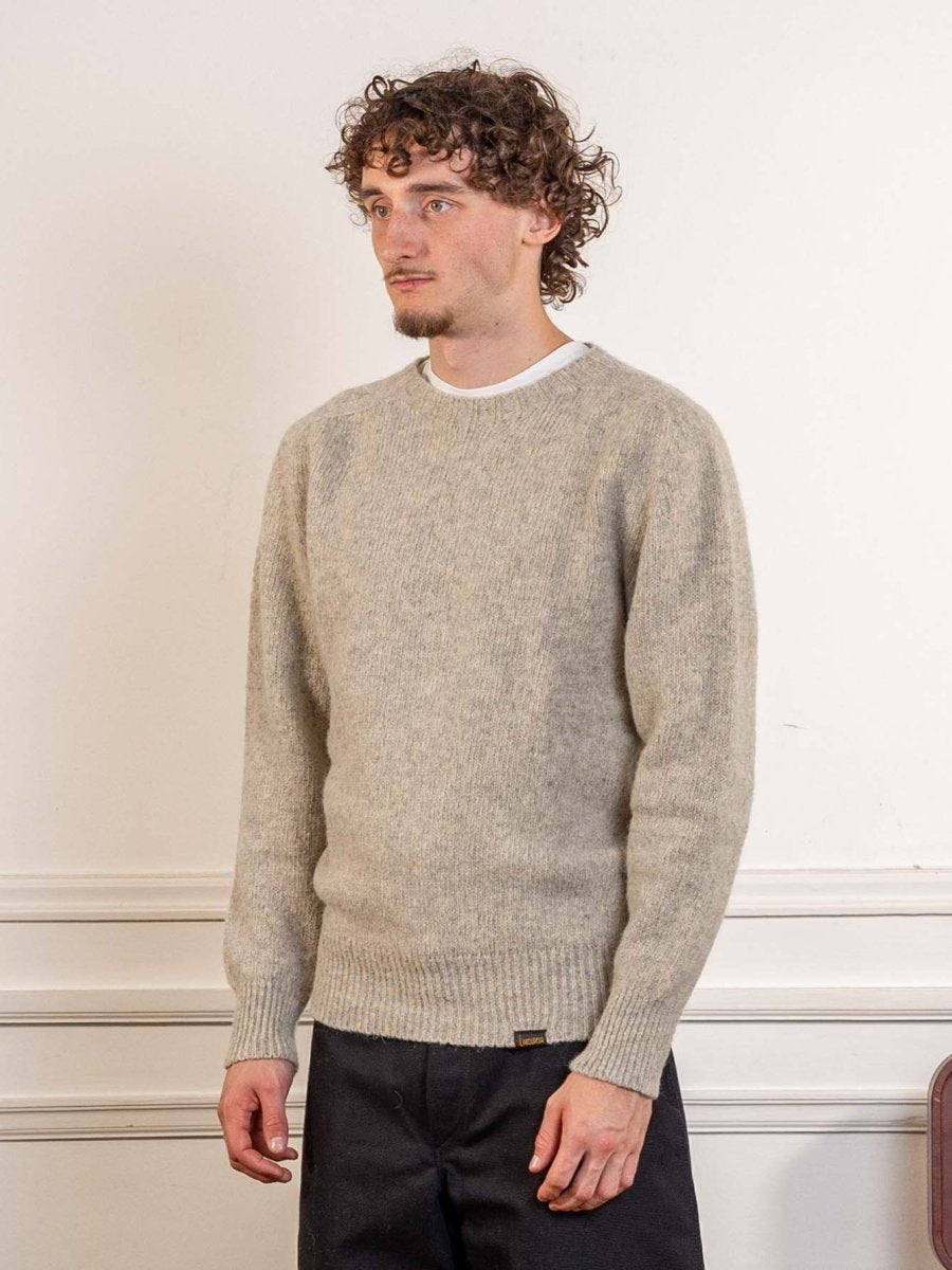 Crew Neck Sweater - Ecru