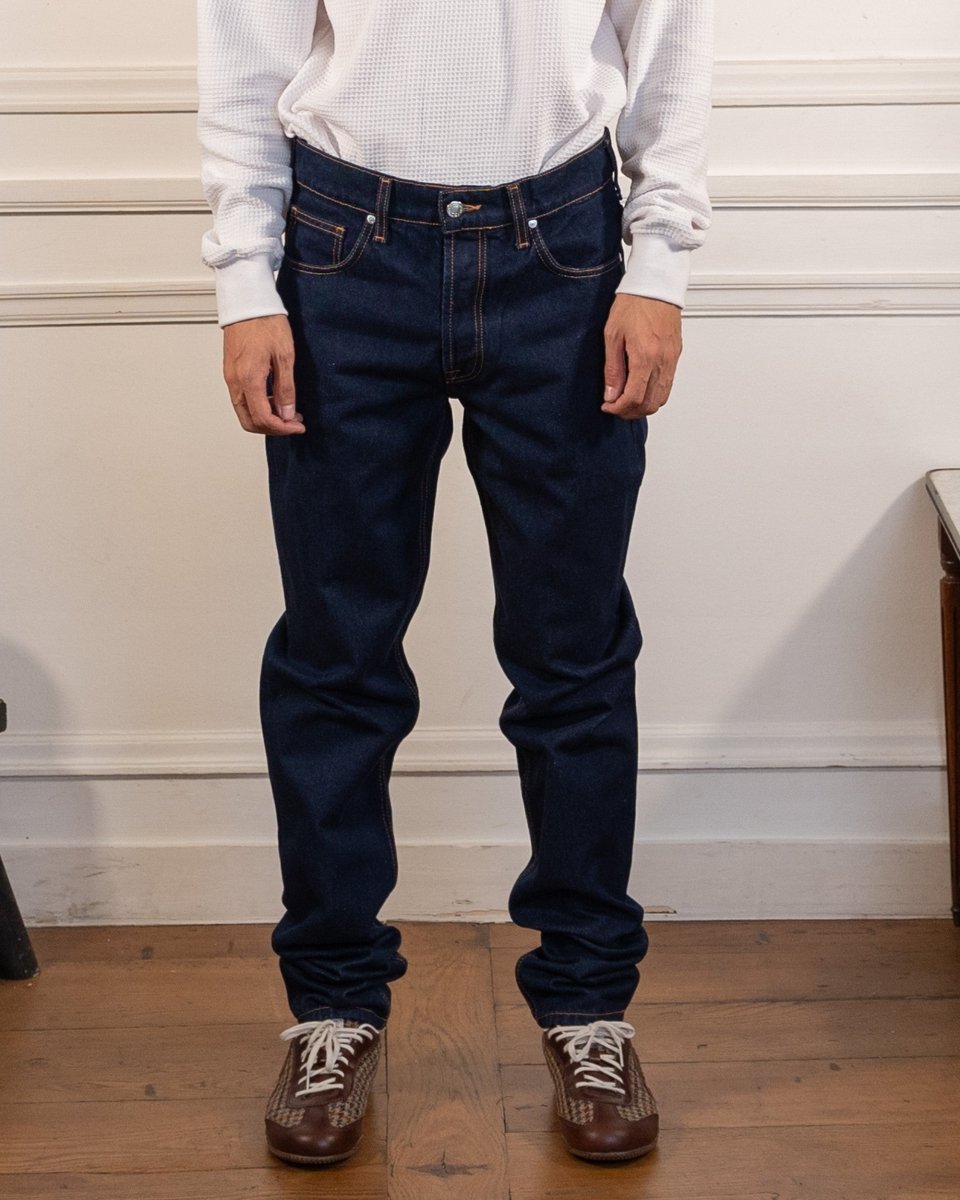 Jeans DN.30 Coupe Droite Ajustée - Bleu Un Lavage