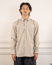 MENS SHIRT WOVEN - BEIGE