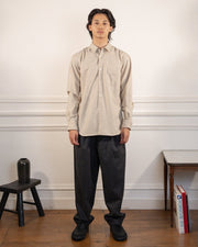 MENS SHIRT WOVEN - BEIGE