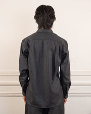 MENS SHIRT WOVEN - GREY