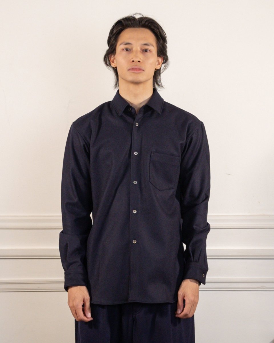 MENS SHIRT WOVEN - NAVY