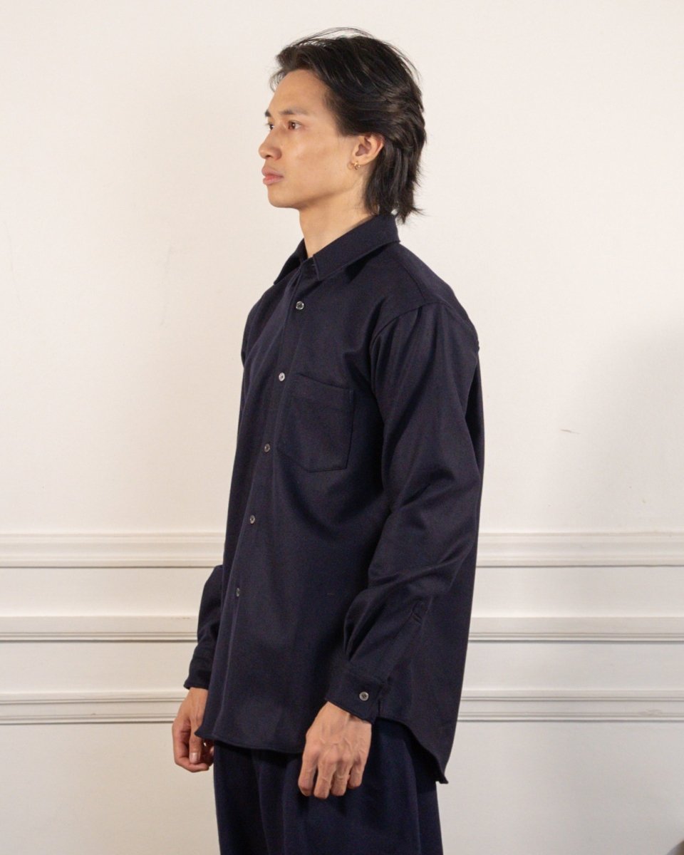 MENS SHIRT WOVEN - NAVY