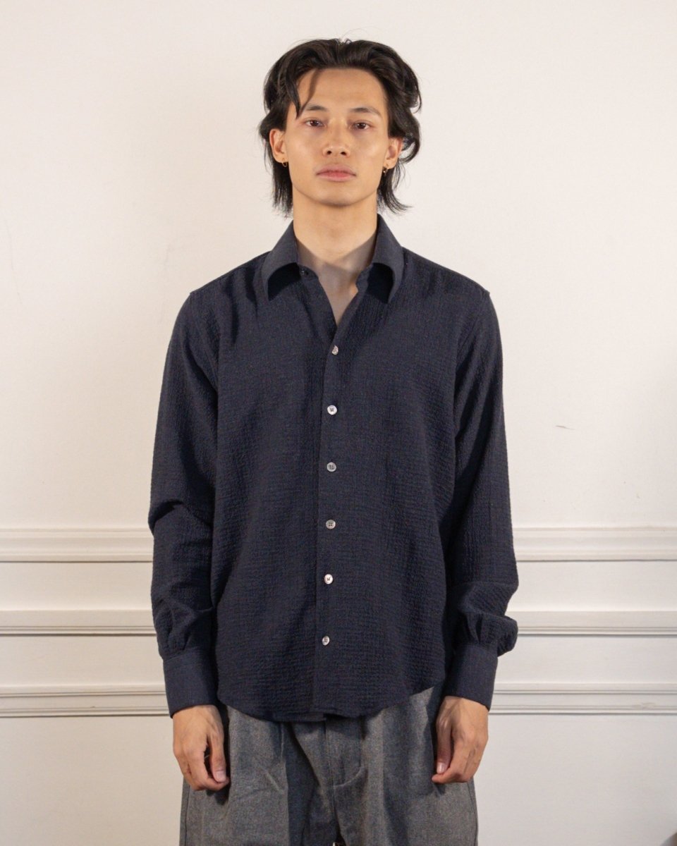 NAVY NORMAL SHIRT
