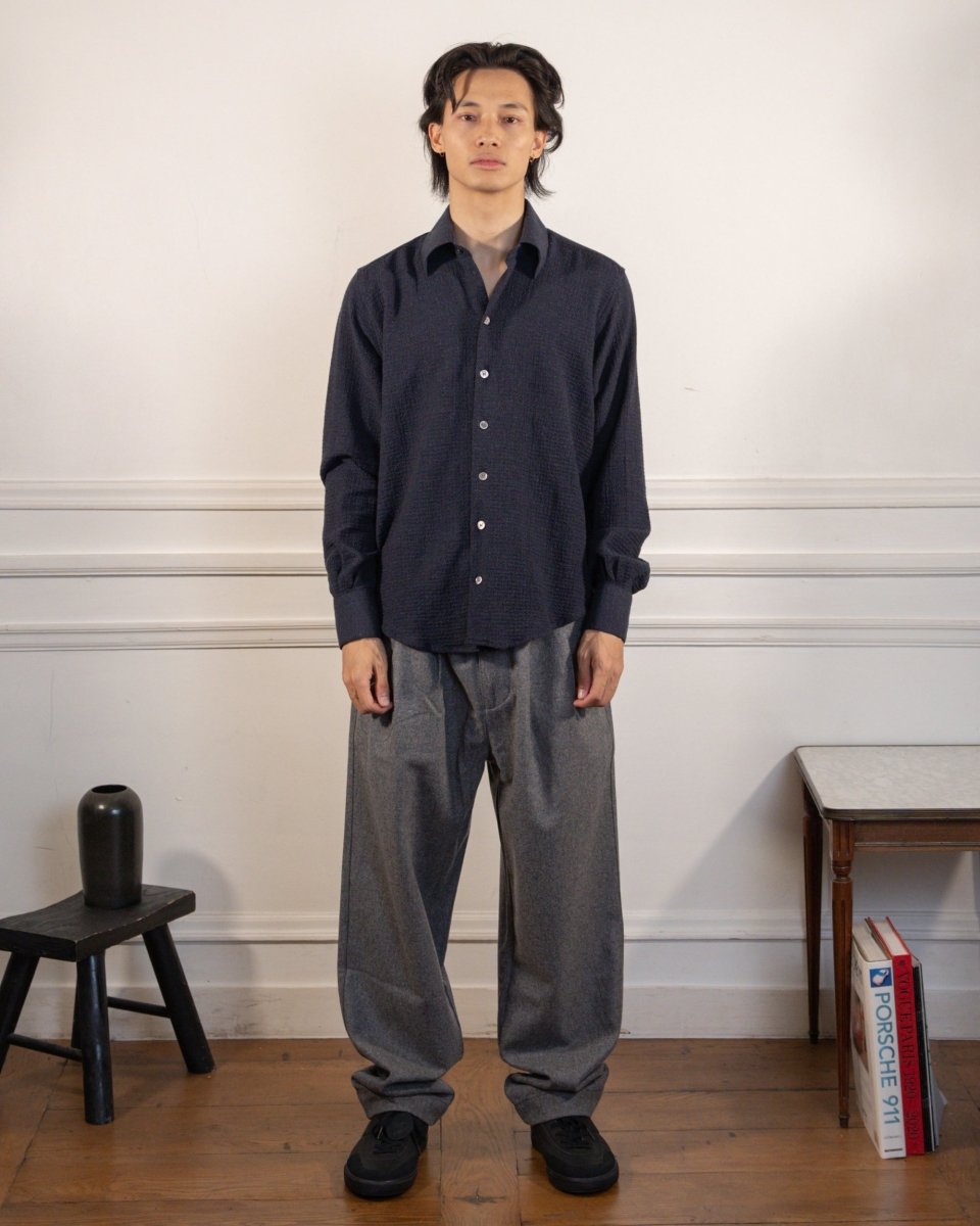 NAVY NORMAL SHIRT