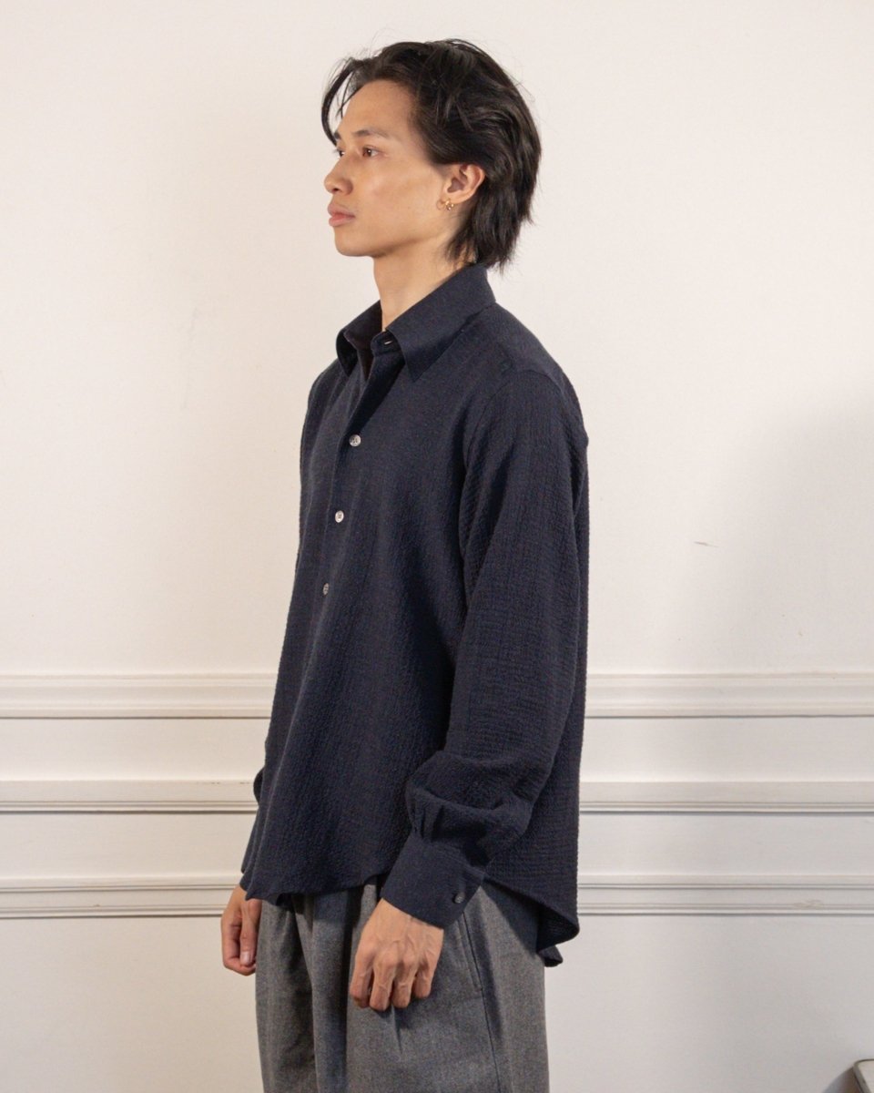 NAVY NORMAL SHIRT
