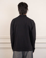 Nest Mock Neck T-shirt - Faded Black