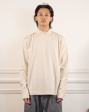 Nest Mock Neck T-shirt - Off-White
