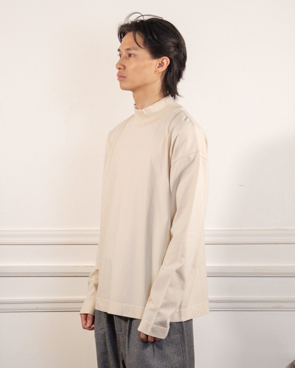Nest Mock Neck T-shirt - Off-White