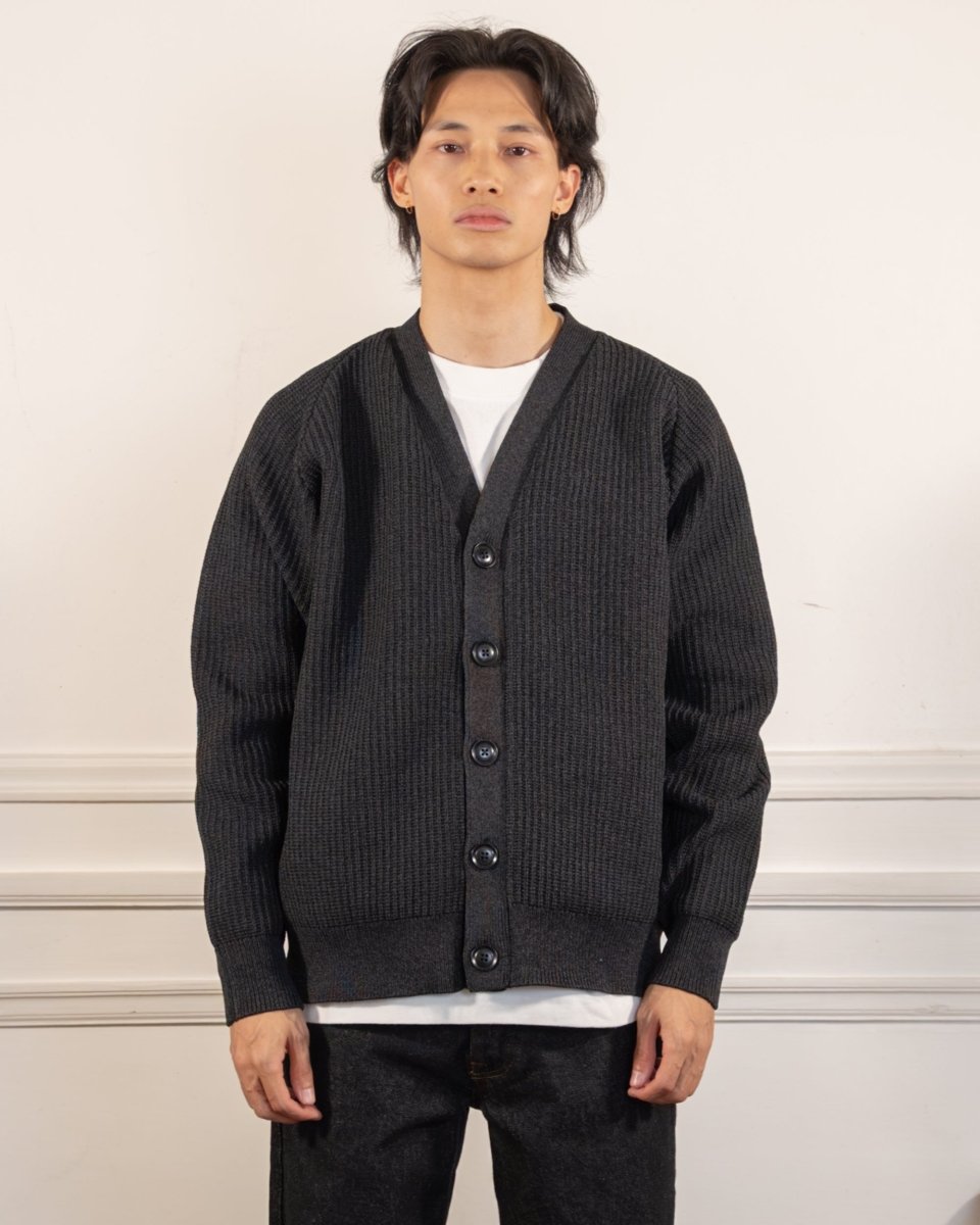 5G Knit Cardigan - Black