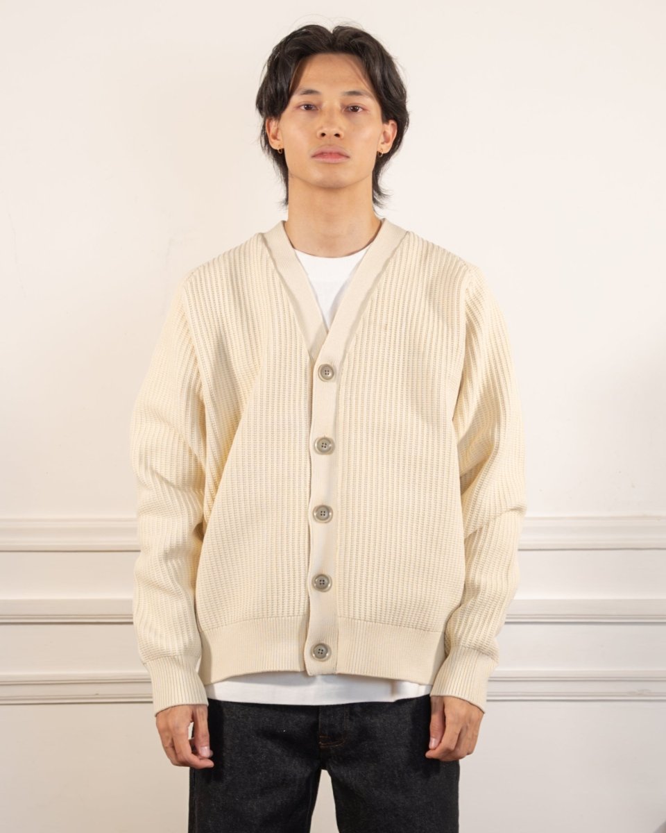 5G Knit Cardigan - Ivory