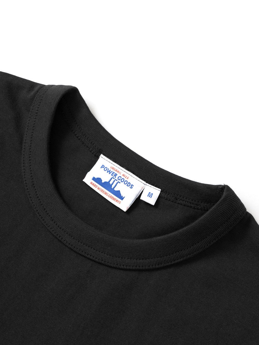 Archive T-Shirt Power Goods black, détail étiquette