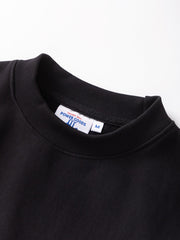 Super Weight Crewneck Power Goods black, détail encolure