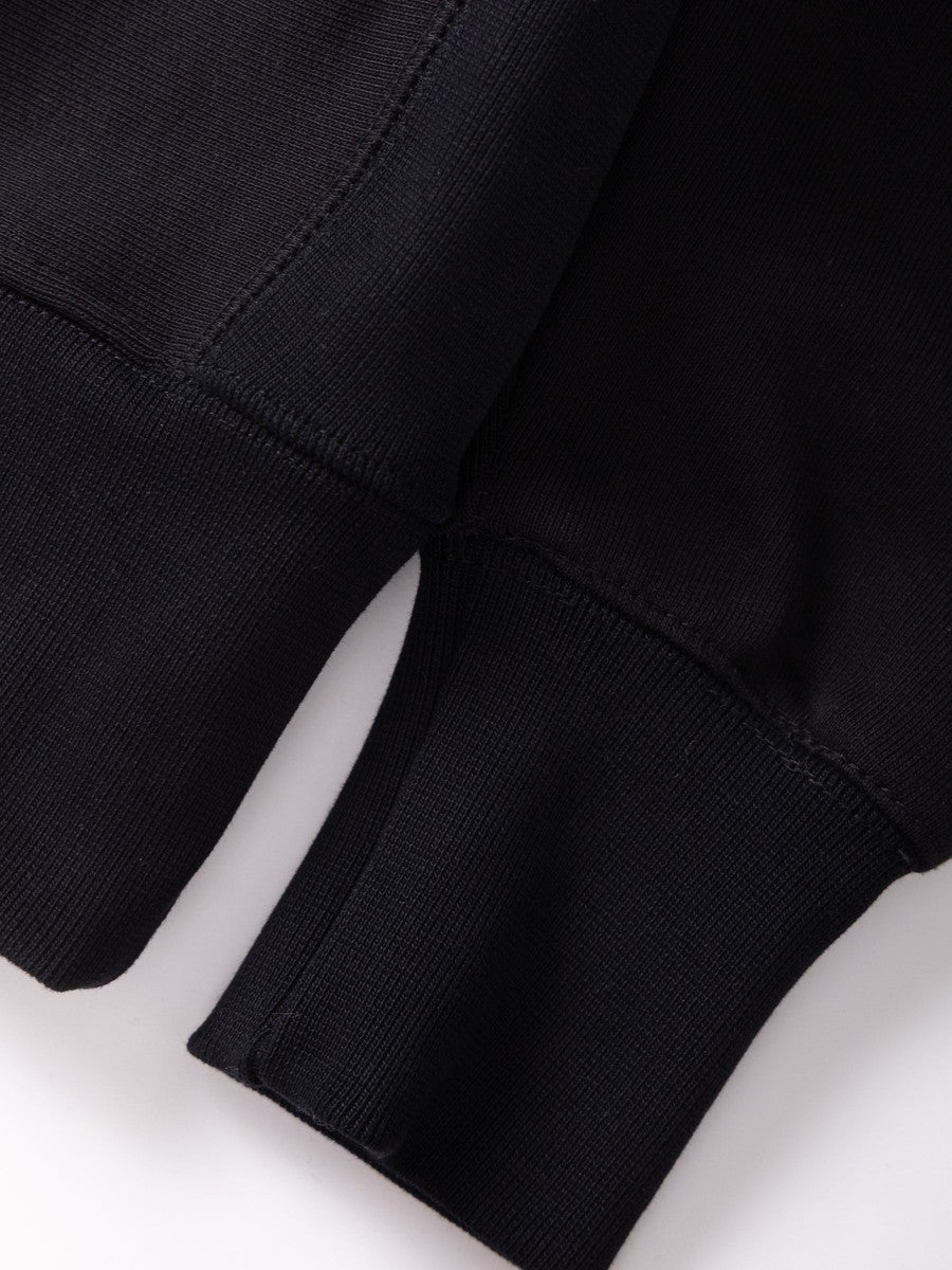 Super Weight Crewneck Power Goods black, détail poignet
