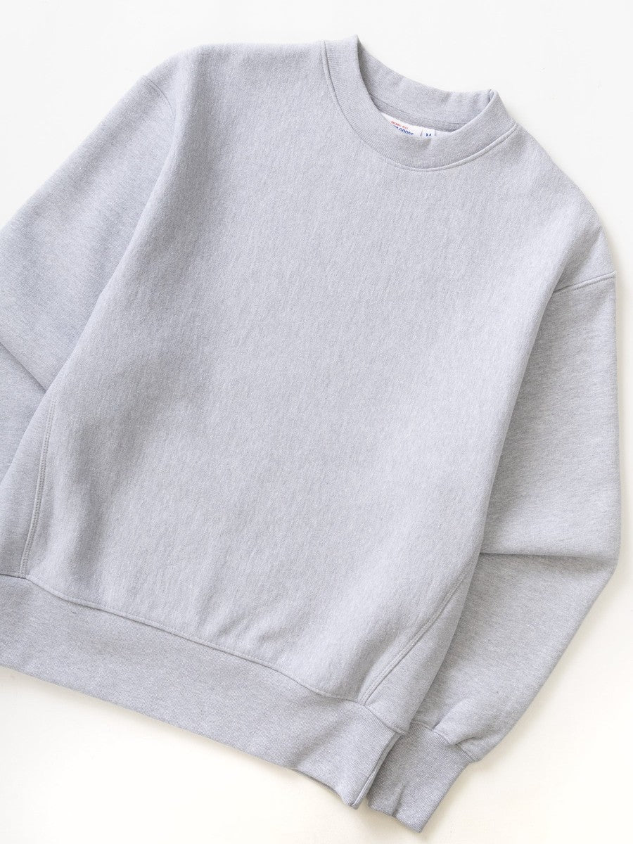 Super Weight Crewneck Power Goods heather grey, vue à plat