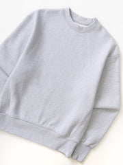 Super Weight Crewneck Power Goods heather grey, vue à plat