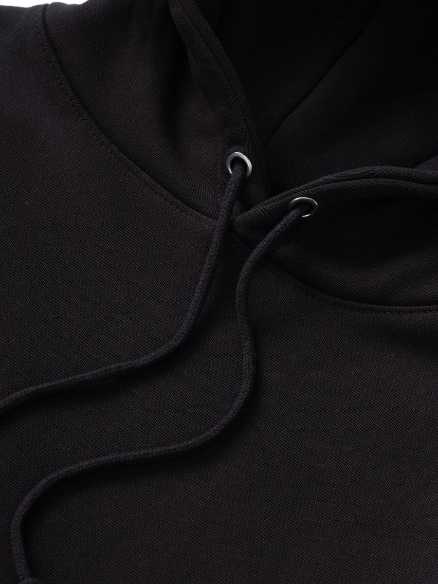Super Weight Hoodie Power Goods black, détail cordons et oeillets