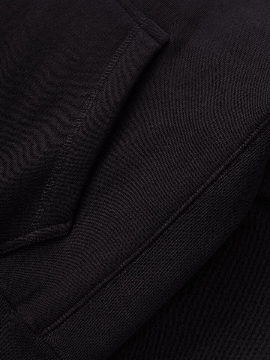 Super Weight Hoodie Power Goods black, détail poche kangourou