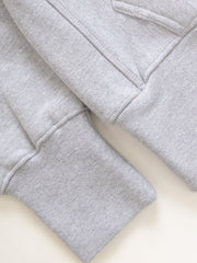 Super Weight Hoodie Power Goods heather grey, détail poche kangourou
