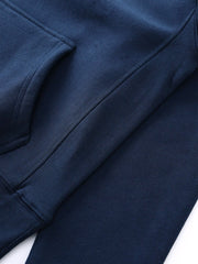 Super Weight Hoodie Power Goods navy, détail matière