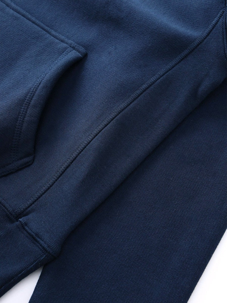 Super Weight Hoodie Power Goods navy, détail matière