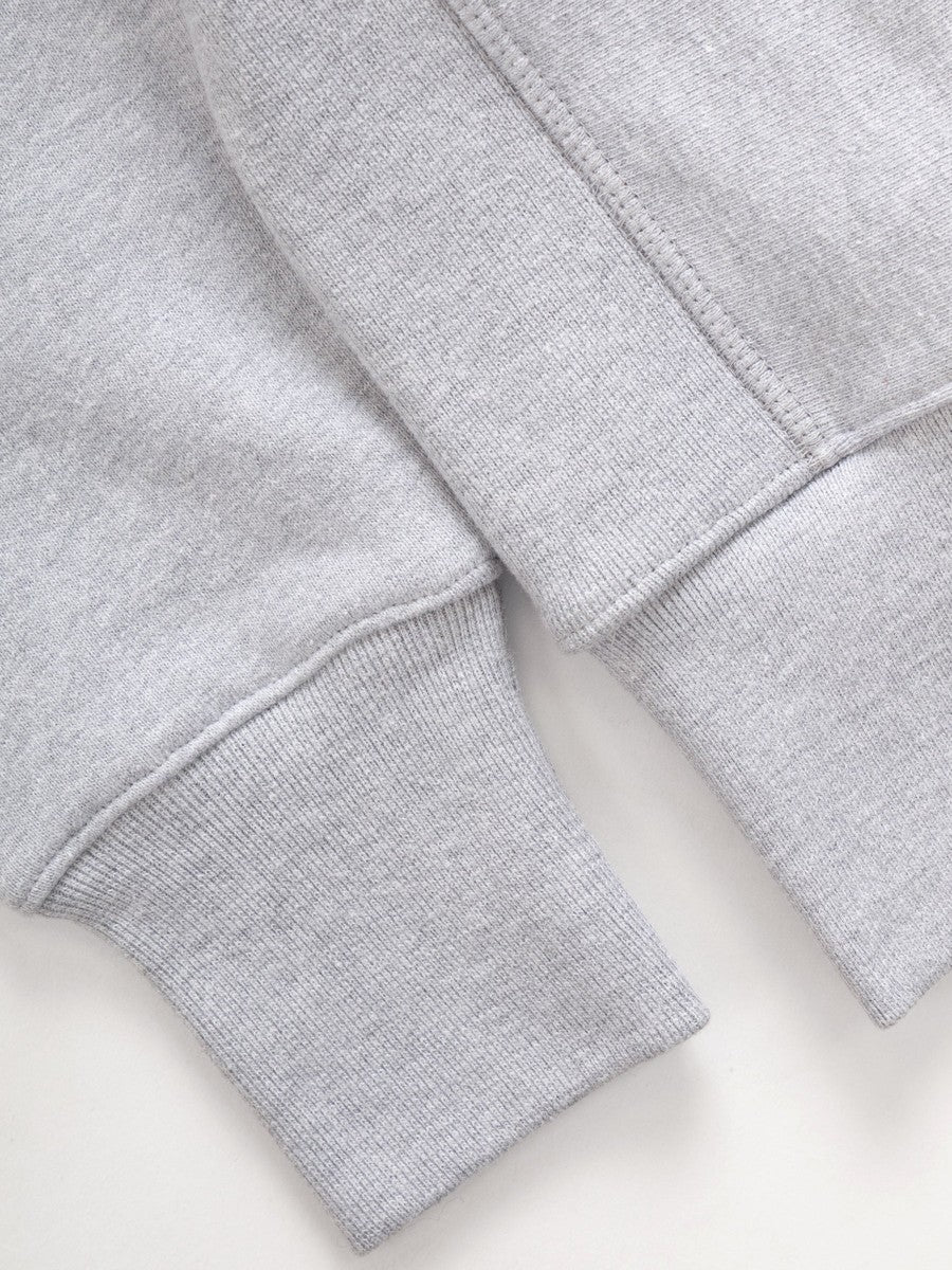 Super Weight Rugby Power Goods heather grey, détail côtes latérales