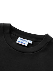 Super Weight T-Shirt Power Goods black, détail encolure