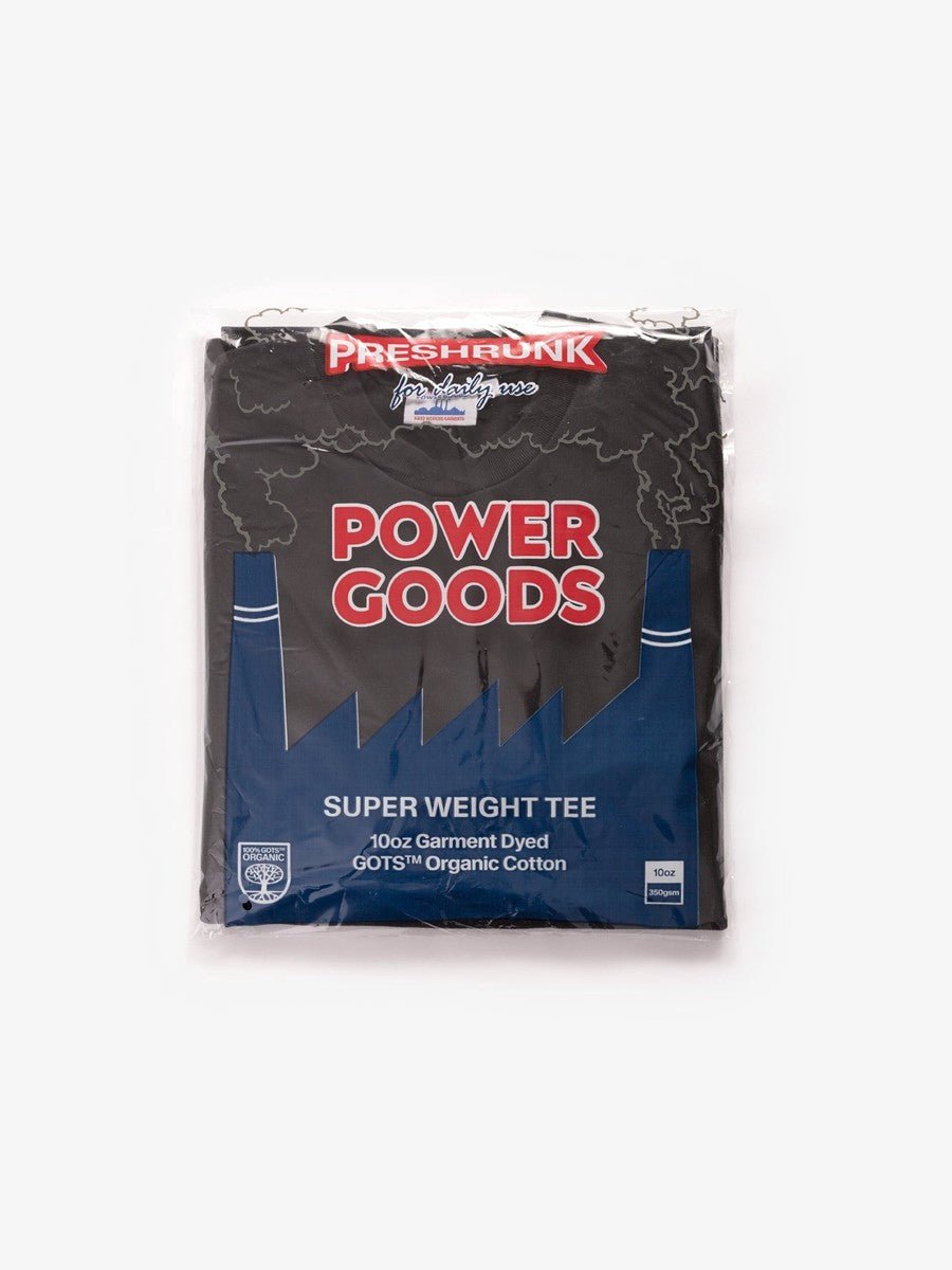Super Weight T-Shirt Power Goods black, packaging Power Goods