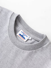 Super Weight T-Shirt Power Goods heather grey, détail étiquette