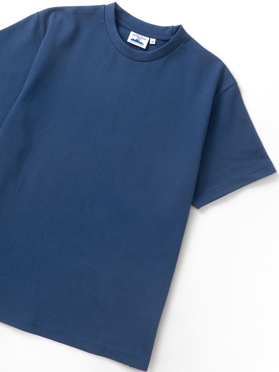 Super Weight T-Shirt Power Goods royal, vue à plat