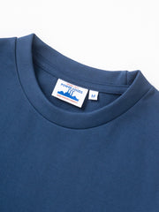 Super Weight T-Shirt Power Goods royal, détail encolure
