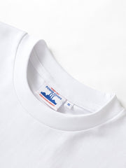 Super Weight T-Shirt Power Goods white, détail encolure
