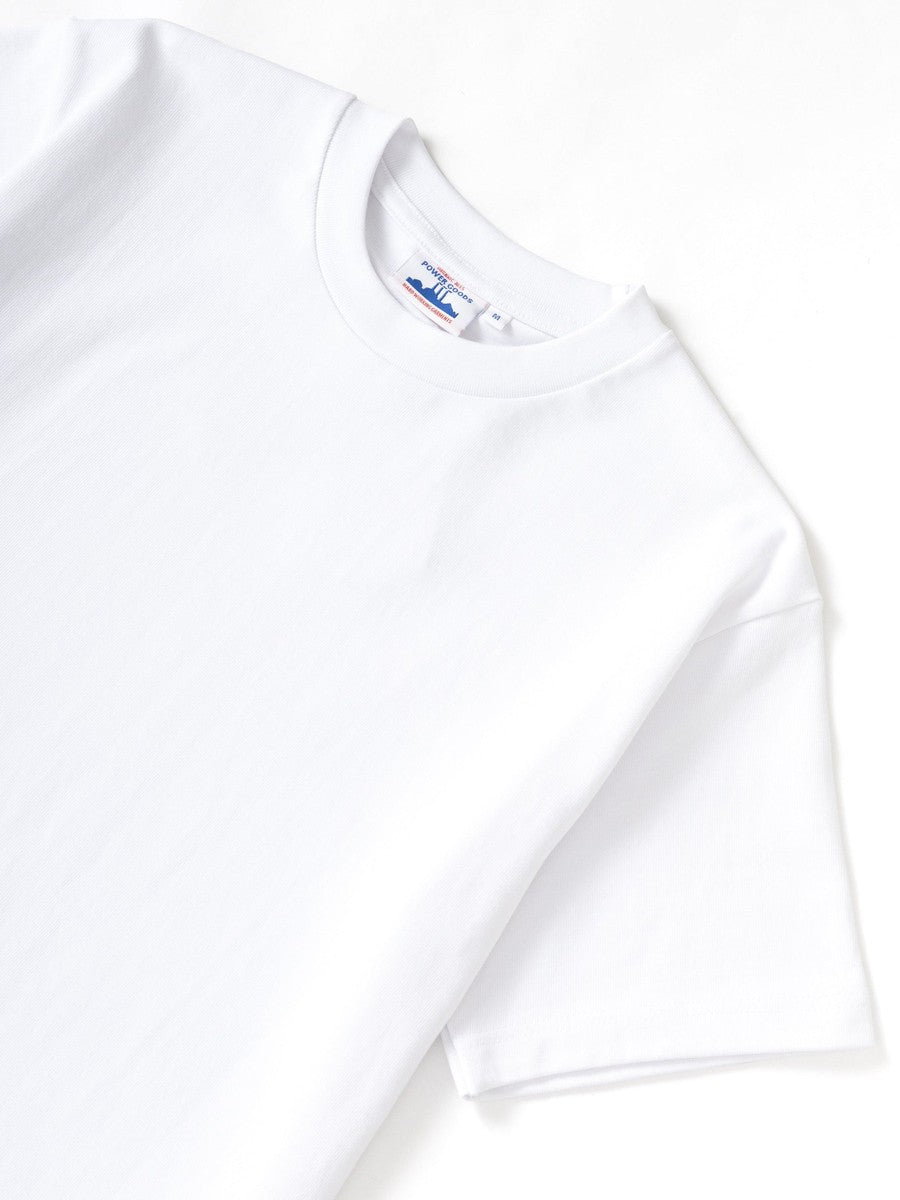 Super Weight T-Shirt Power Goods white, détail manche