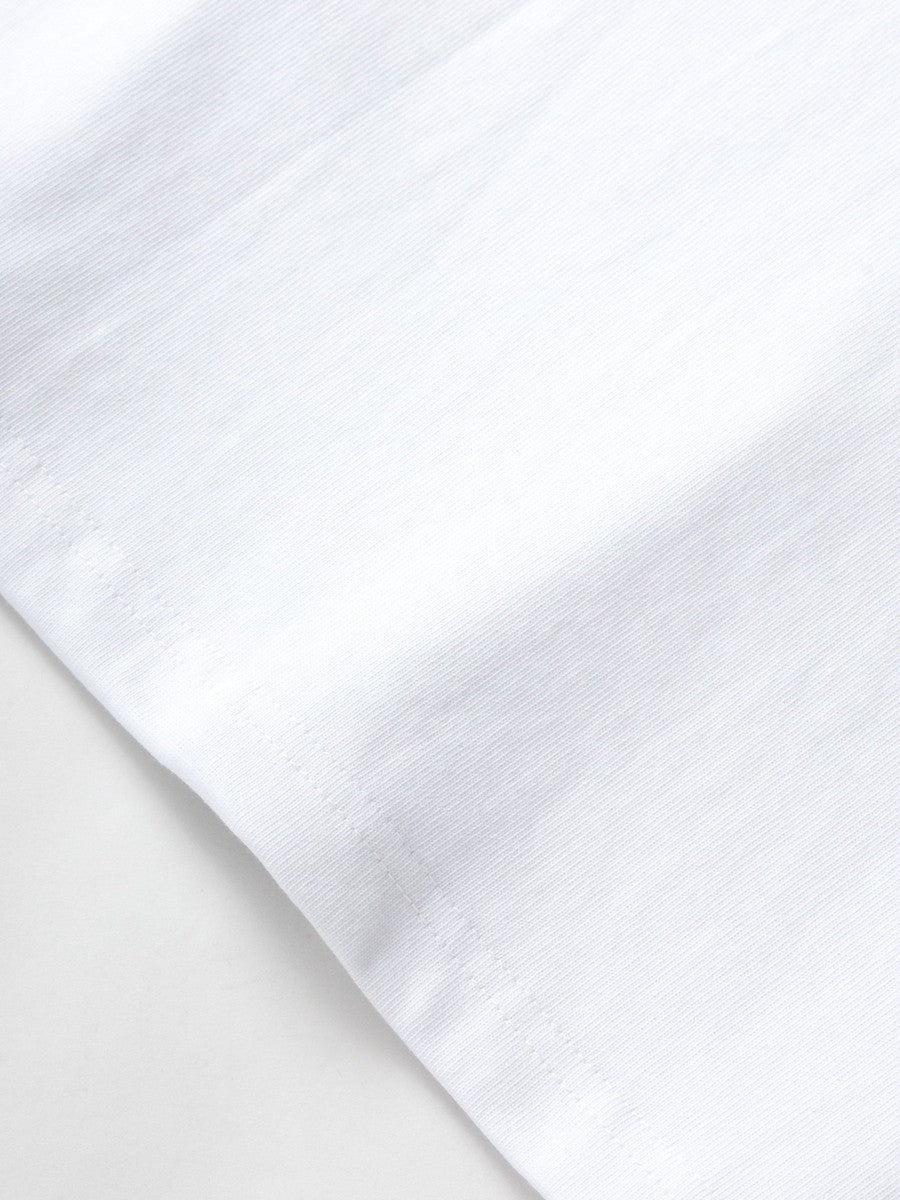 Super Weight T-Shirt Power Goods white, détail matière