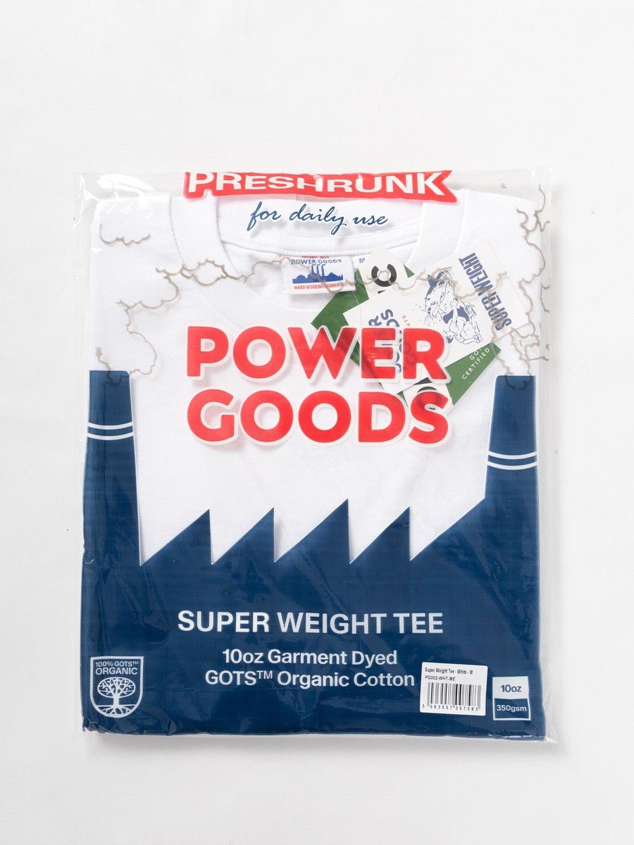 Super Weight T-Shirt Power Goods white, packaging Power Goods
