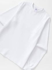 Thermal Waffle Long Sleeve Tee Power Goods white, vue à plat