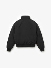 REVERSIBLE BOMBER JACKET - Black BRAM'S FRUIT - vue de dos côté nylon