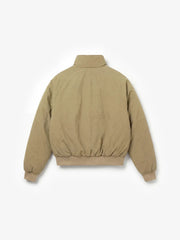 REVERSIBLE BOMBER JACKET - Olive Green BRAM'S FRUIT - vue de dos côté nylon