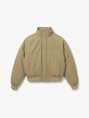 REVERSIBLE BOMBER JACKET - Olive Green BRAM'S FRUIT - vue de face côté nylon