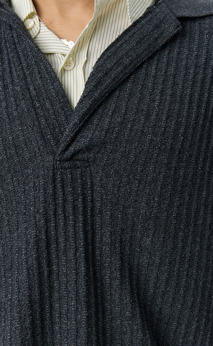 mfpen Rolodex Polo - Grey Bouclé Rib - Aura Store - vue 5 — photo 5