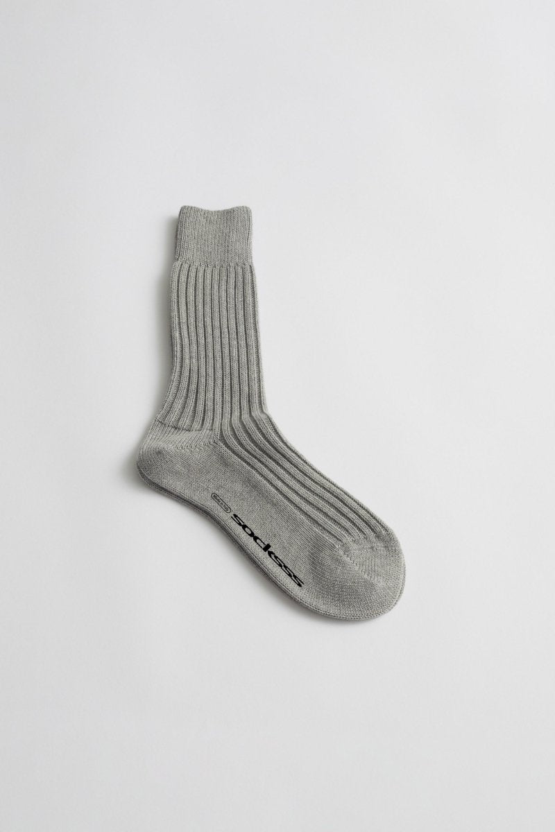 Ghaia - Gris chiné SOCKSSS - vue de face