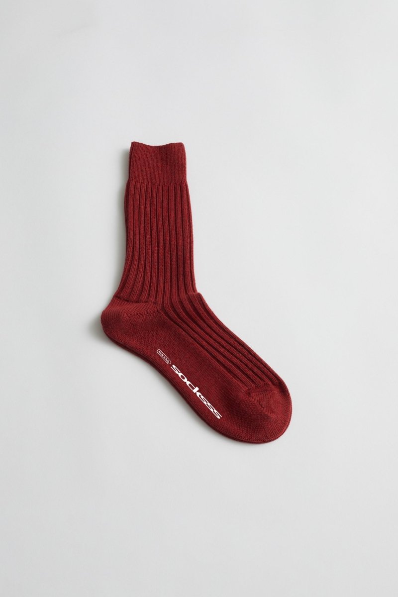 Cardinale - Rouge profond SOCKSSS - vue de face