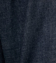 SELVAGE DENIM PANTS - Indigo NANAMICA - gros plan sur la trame en coton nep