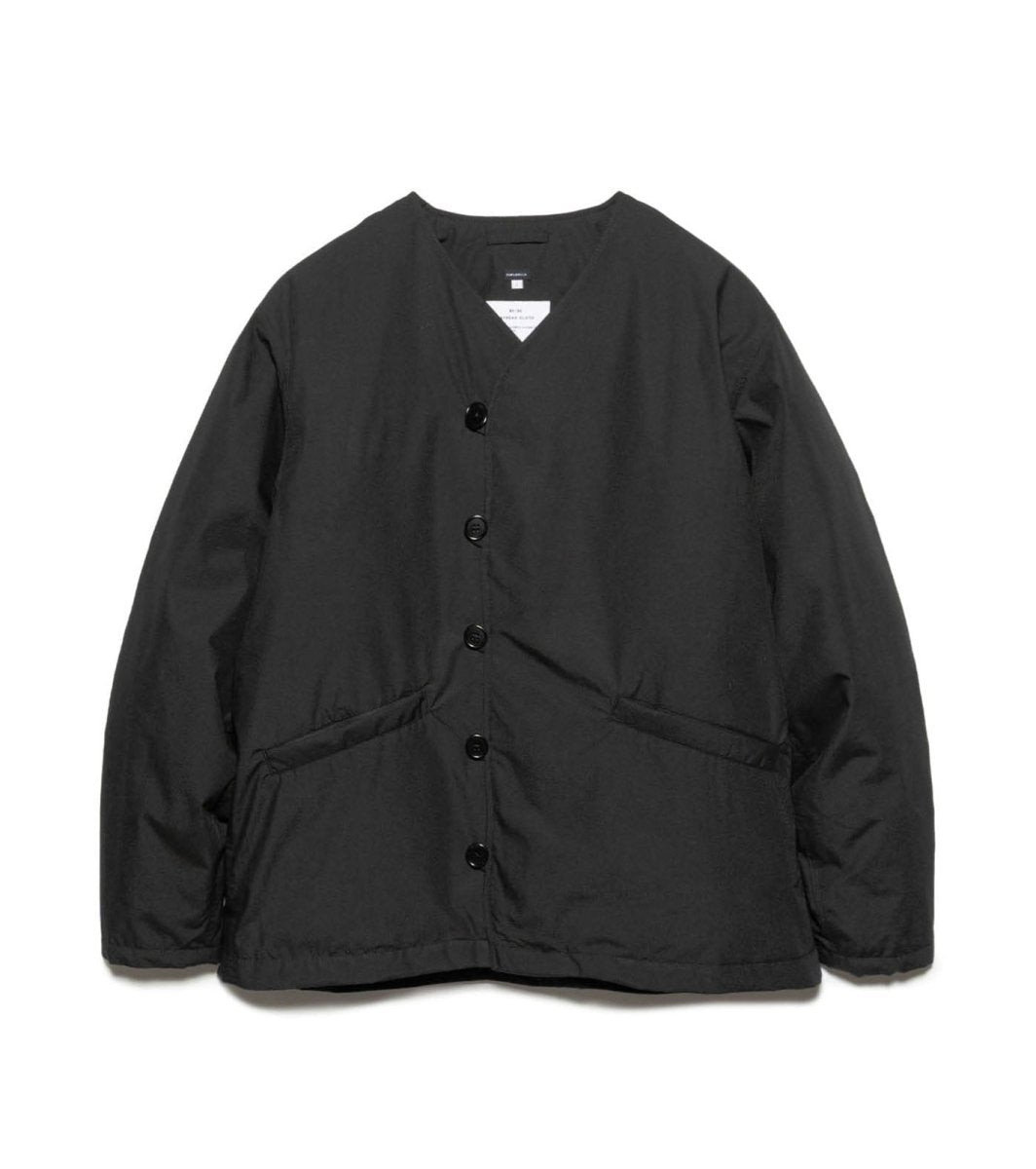 DOWN CARDIGAN - Black NANAMICA - packshot de face