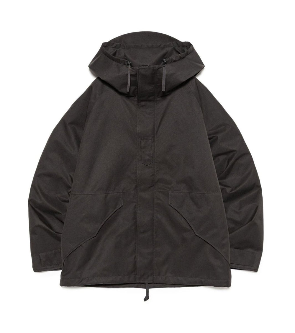 2L GORE-TEX CRUISER JACKET - Black NANAMICA - packshot de face capuche relevee