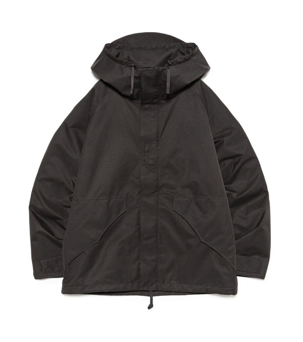 2L GORE-TEX CRUISER JACKET - Black NANAMICA - packshot de face capuche relevee