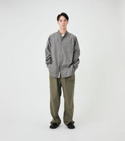 WIDE BAKER PANTS - Khaki NANAMICA - silhouette complete portee